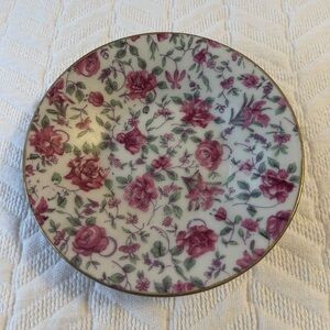 Vintage Japanese Chintz Collectible Trinket Dish